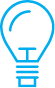 Illustrated icon of a light bulb